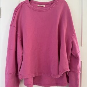Free People Pink Tunic Top